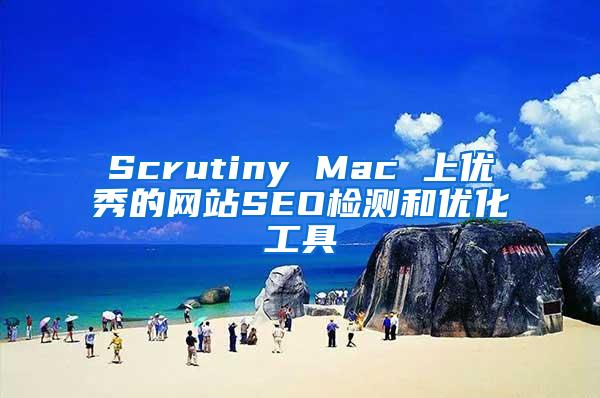 Scrutiny Mac 上优秀的网站SEO检测和优化工具