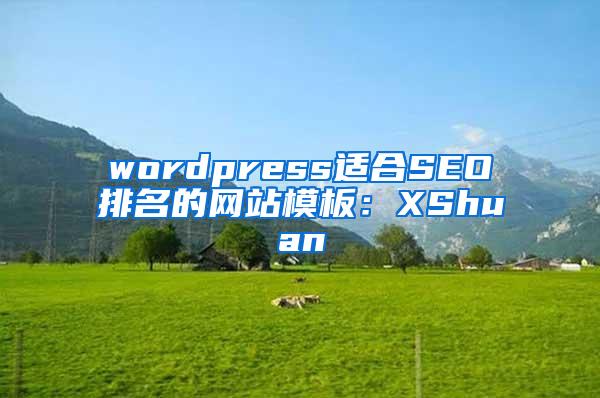 wordpress适合SEO排名的网站模板：XShuan