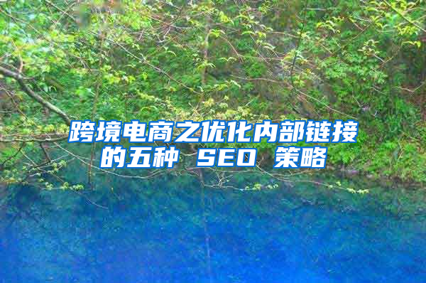 跨境电商之优化内部链接的五种 SEO 策略