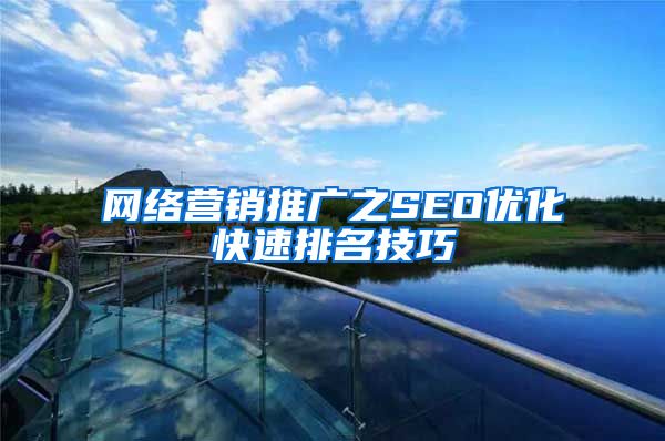 网络营销推广之SEO优化快速排名技巧