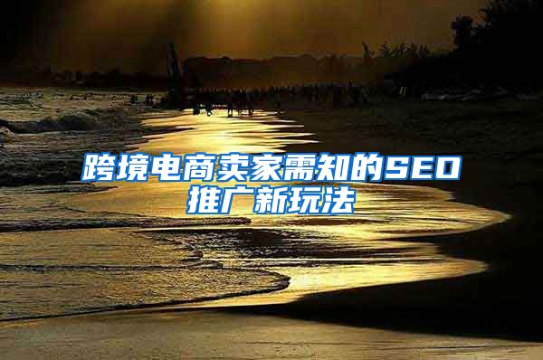 跨境电商卖家需知的SEO推广新玩法