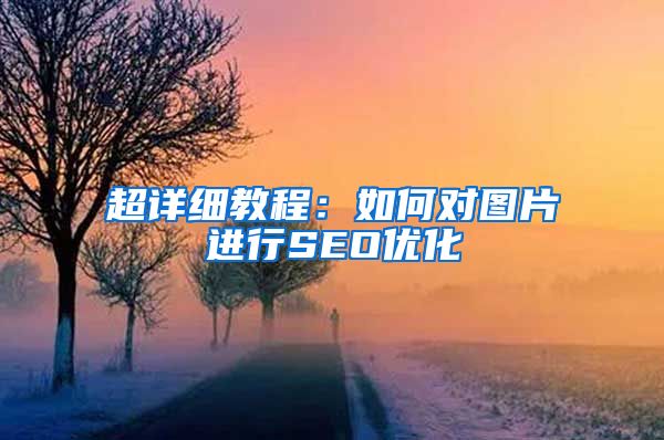 超详细教程：如何对图片进行SEO优化