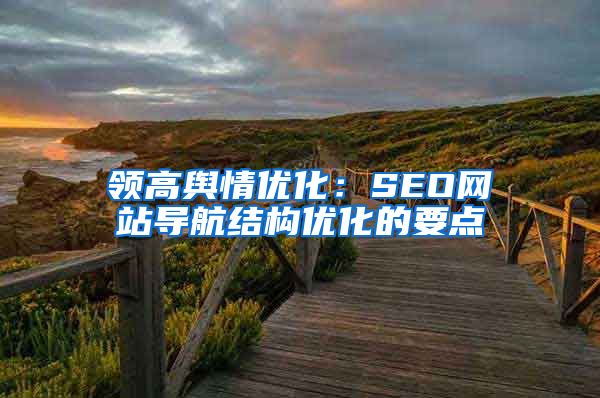 领高舆情优化：SEO网站导航结构优化的要点